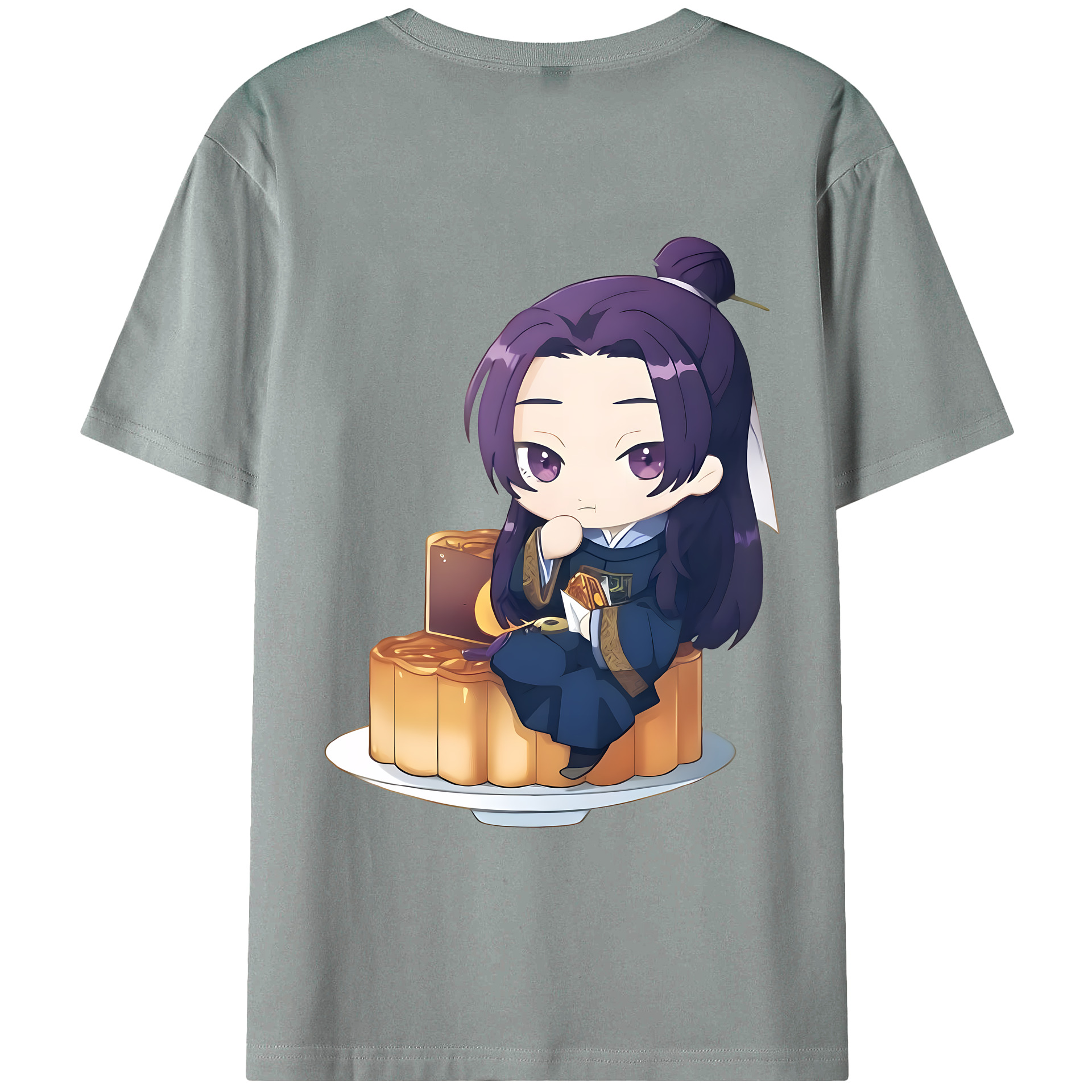 （画像用） 薬屋のひとりごと The Apothecary Diaries 綿100％ メンズ半袖Tシャツ（バックプリント） 通気性
